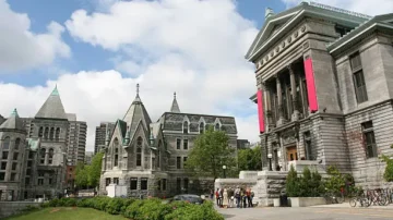 Historic HBCU stone buildings on a university campus. #tik4tat